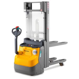 Jungheinrich Elektro-Hochhubwagen EJC 112zi DZ, Dreifach-Teleskop-Hubgerüst, Hubhöhe 4.180 mm, Tragfähigkeit 1.200 kg, Proportionalhydraulik, Doppelstockfunktion