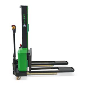 InnoLIFT® Elektro-Hochhubwagen zur Mitnahme, vollelektrisch, Tragfähigkeit 1.000 kg, Ladehöhe 1.150 mm