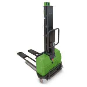 InnoLIFT® Elektro-Hochhubwagen zur Mitnahme, semielektrisch, Tragfähigkeit 500 kg, Ladehöhe 1.150 mm